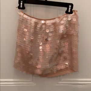 Mini sequin skirt